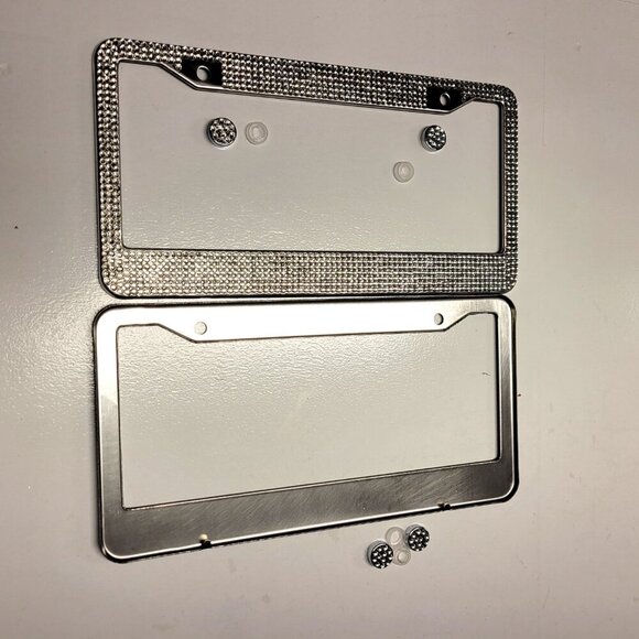 Sparkling Crystal Car Plate Frame - Picture 10 of 10